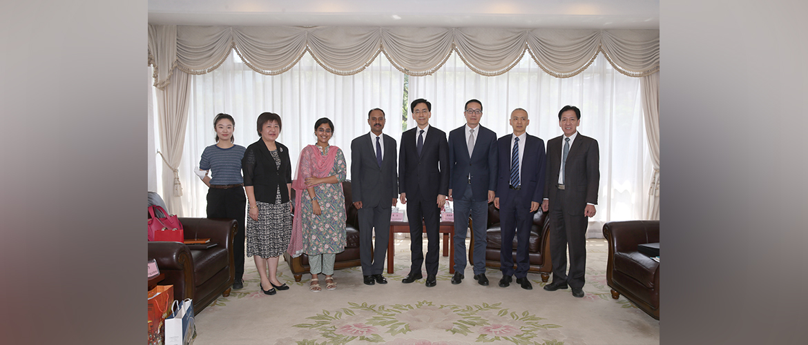 Consul General met Director General FAO, Zhejiang on 20.09.2022.