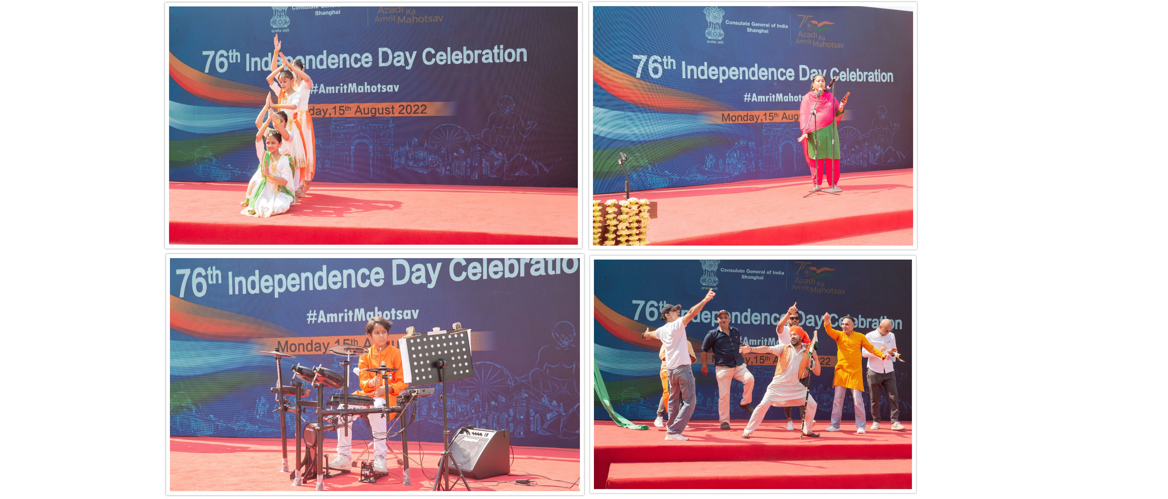Celebration of 76th Independence Day of India in Shanghai (15 August 2022)