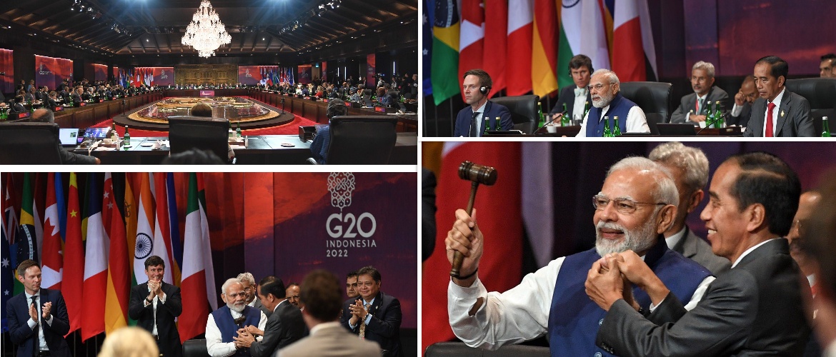 G20 presidency handed over to India at G20 Bali Summit.